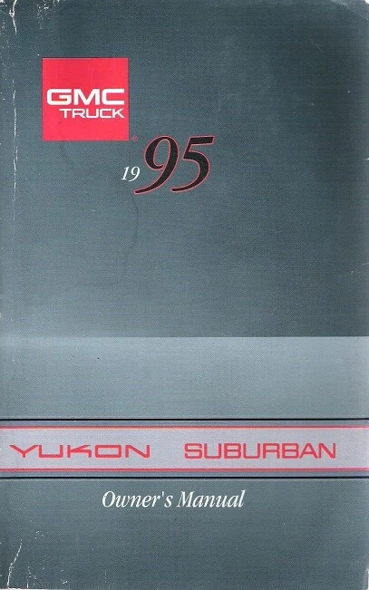 GMC Yukon Suburban 1995 fabricante de equipos originales propietario de fábrica dueño guantera manual X9509 Foto 1 de 1