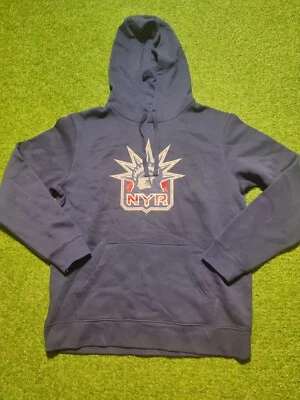 Fanatics New York Rangers NHL Lady Liberty Blue Hoodie Pullover Men's Large NWT - Image 1 of 4