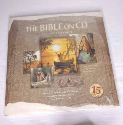 Tyndale Bible on CD New Testament 15 Audio Discs Set Multi-Voice Recordings New - Image 1 of 4