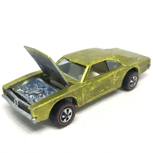 Hot Wheels Redline Custom Dodge Charger 1968 Lime/Yellow - Made In U.S.A. - Picture 1 of 11