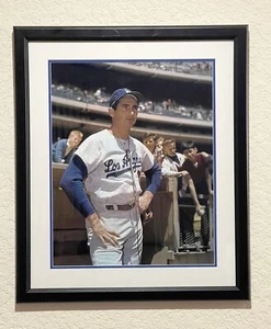 SANDY KOUFAX LA DODGERS BASEBALL GROSS GERAHMTES VINTAGE WANDBILD DRUCK 22x26 - Bild 1 von 6