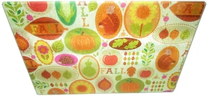 Tabla de cortar de vidrio ~ FALL ICON'S ~ 12" x 8" - Imagen 1 de 1