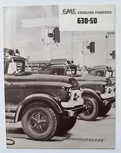 Vintage 1955 GMC General Motors Gas Truck Model 630-50 Advertising Brochure - Picture 1 of 5