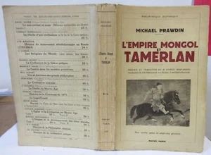 PRAWDIN EMPIRE MONGOL ET TAMERLAN 1937 EO HISTOIRE GENGIS KHAN TIMOUR MOYEN AGE - Picture 1 of 7