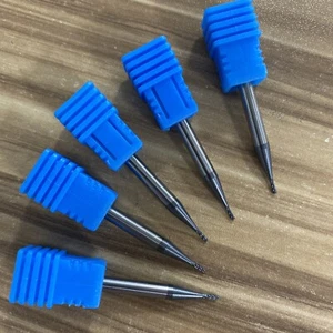 5Pc HRC45 φ1mm φ4x50-4Flute Tungsten Carbide End Mill Milling Cutter Dril Bits - Picture 1 of 8