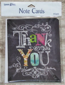 LEANIN TREE "Thank You"~ #35762~Pack of 8 Notecards~Blank Inside~Connie Haley~ - Picture 1 of 1