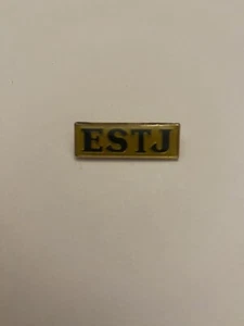 ESTJ Lapel Pin Tie Hat P2 - Picture 1 of 2