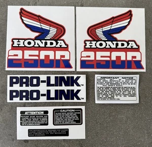 Honda XR250 1985 Decal Set / Sticker Kit / Graphics Kit - Picture 1 of 8