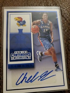 2015-16 CONTENDERS DRAFT PICKS BLUE FOIL CHELSEA GARDNER AUTOGRAPH RC KANAS