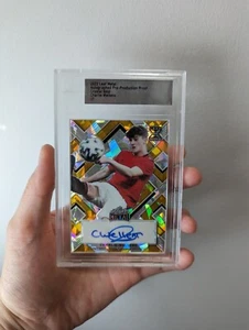 2022 Leaf Metal CHARLIE WELLENS Manchester United Rookie RC Gold Auto 1/1 - Picture 1 of 1