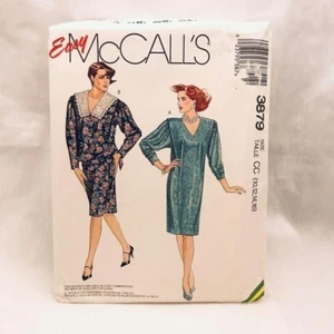 #3879 McCalls 80er Jahre Damen Kleid Schnittmuster Gr. 10-16 - Bild 1 von 4