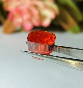 Orange Saphir 10 mm Pomellato Kissenform Edelstein - Pilzschliff - Edelstein - Bild 1 von 11