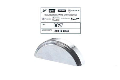 Scheibenfeder Lichtmaschine original Piaggio / Gilera / Vespa / Aprilia 50cc - Bild 1 von 2