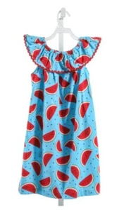 KELLY'S KIDS Kleid Wassermelone rot blau grün mit passenden Shorts - Bild 1 von 4