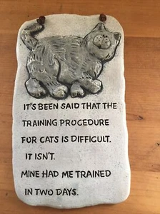 crazy mountain cat wall plaque gift for cat lovers - Picture 1 of 4