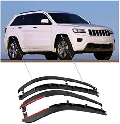 Wheel Fender Flares Extensions for Jeep Grand Cherokee 2014-2020 Matte Black New - Image 1 of 3