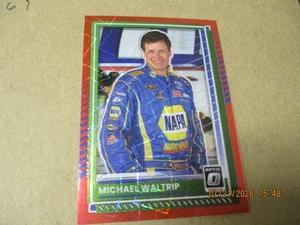MICHAEL WALTRIP 2025 Donruss Racing Red VELOCITY PRIZM CARD # 46 SN 091/199 - Picture 1 of 2