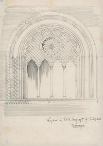 Claude Pemberton Leach - Pencil Drawing - Architectural Study - Cremona Italy - Picture 1 of 7
