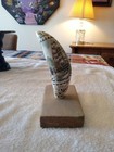 Antique 1827-1837 Scrimshaw Horn Nelson & HMS Victory Nautical Maritime