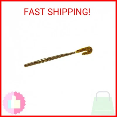 Señuelo de pesca Yum Thump'N Worm Soft P;astic Swim Bait cola en U, 10 por paquete, verde  Foto 1 de 2