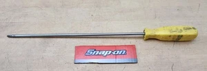 Vintage Snap On SSTX1015 - T15 TORX X 10" Blade Yellow Hard Handle Screwdriver - Picture 1 of 5