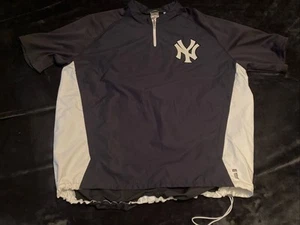 Chaqueta de Colección Majestic New York Yankees Jaula de Bateo para Hombres 2XL Azul Calentamiento MLB - Imagen 1 de 5