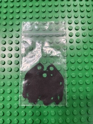 Lego brand LOTR Black Minifigure Cape Cloth, Ringwraith Style Tattered 10904 - Image 1 of 2