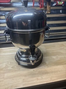 Vtg FARBERWARE COFFEE Percolator Vtg Cup URN Model 155 Plug Wedding AS-IS - Picture 1 of 4