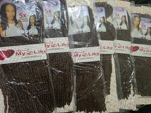5x Dread Rizos Imitación Locs 100% Vietnamita Virgen Collador de Cabello Marrón - Imagen 1 de 4