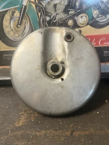 Harley OEM Panhead Hydra Glide Chopper Front Drum Brake Backing Plate 881G - Bild 1 von 11