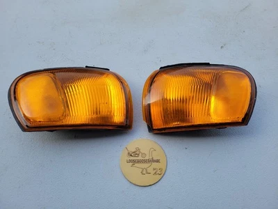 Желтые парковочные угловые фары для 95–01 Subaru Impreza Outback L LX Limited дневные ходовые огни - Изображение 1 из 4