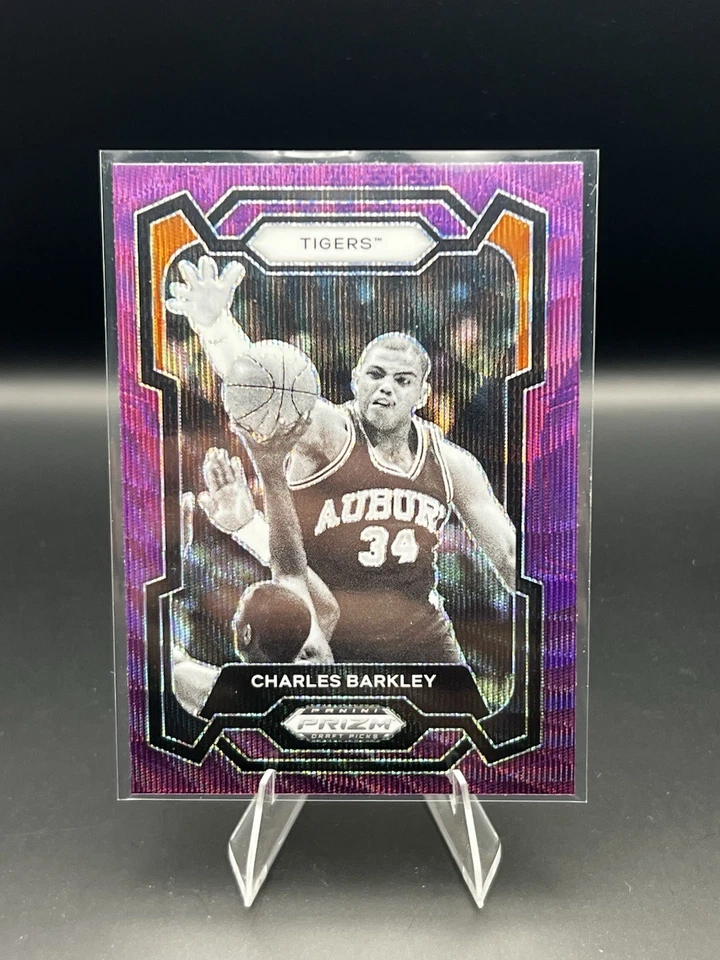 Selecciones de draft Prizm 2024 Purple Wave Prizm #39 Charles Barkley Foto 1 de 1