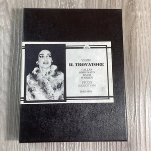 Verdi Il Trovatore Cassette 1950 HRE Callas Limited Edition 2 Tape Set - Picture 1 of 7