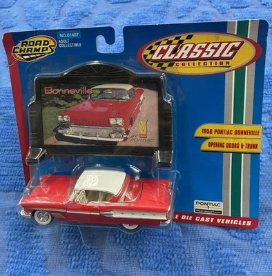 1958 Bonneville 1:43 Diecast New Sealed - Image 1 of 2