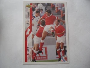 1994 Upper Deck World Cup Contenders Eng Esp ANDRE EGLI #136 Switzerland - Picture 1 of 2