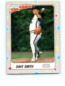 Dave Smith #90 Houston Astros 1988 Fleer Star Stickers Near Mint or Better - Picture 1 of 2