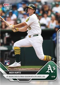 Nick Kurtz 2025 MLB Topps NOW card 787 Rookie Finishes With 1000 OPS - QTY - Bild 1 von 2
