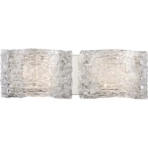 George Kovacs P5282-077-L Forest Ice LED 18.75 inch Chrome Bath Light Wall Light - Picture 1 of 1
