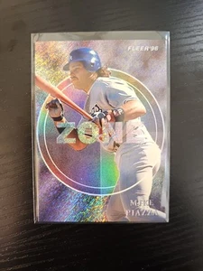 Inserto ZONA 1996 Fleer Mike Piazza #9 di 12 Los Angeles Dodgers HOF - Foto 1 di 2