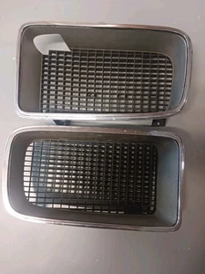 1970 PONTIAC GTO GRILLES LEFT AND RIGHT WITH MOLDINGS - Picture 1 of 5