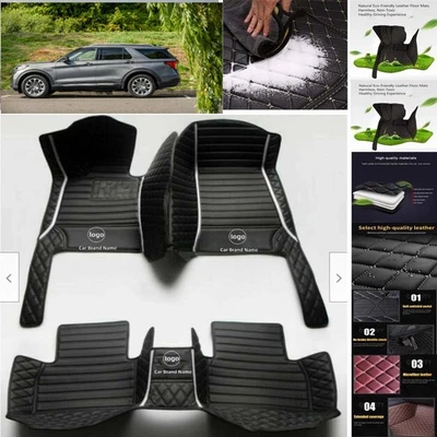 For Ford Explorer Car Floor Mats Luxury Waterproof Liners Carpets Cargo Custom - Image 1 of 4