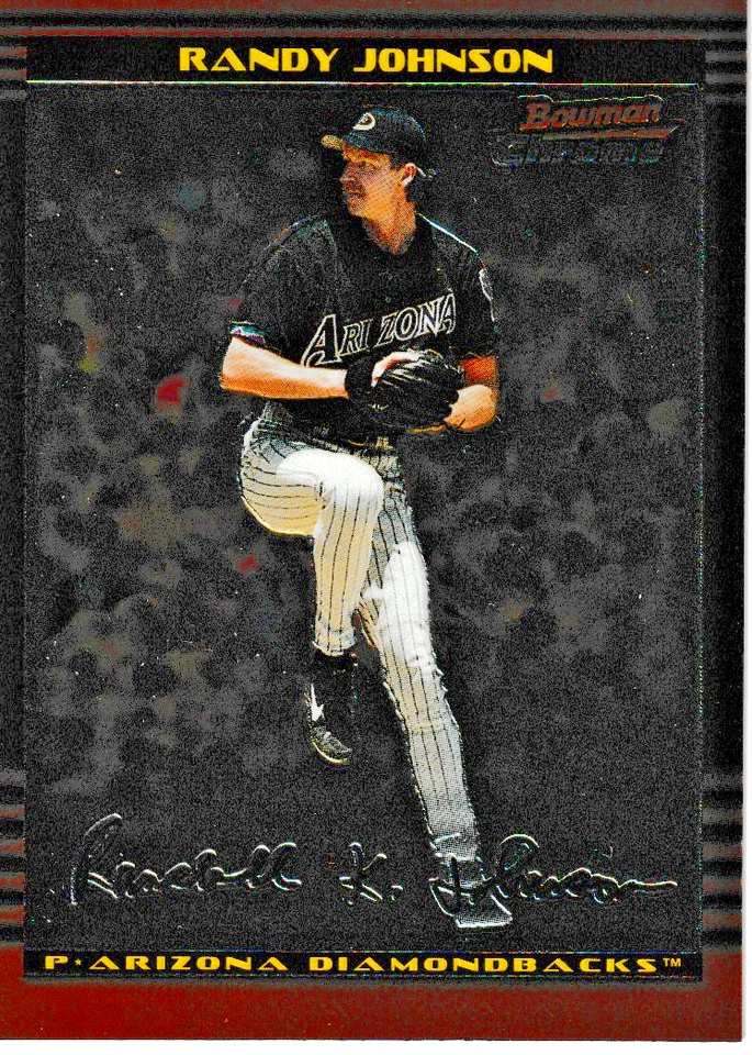 2002 BOWMAN CHROME   /  RANDY JOHNSON CARD****MINT**** - Image 1 of 1