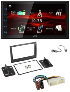JVC USB Bluetooth MP3 DAB 2DIN Autoradio für Kia Sportage SL ab 2016 schwarz - Bild 1 von 9
