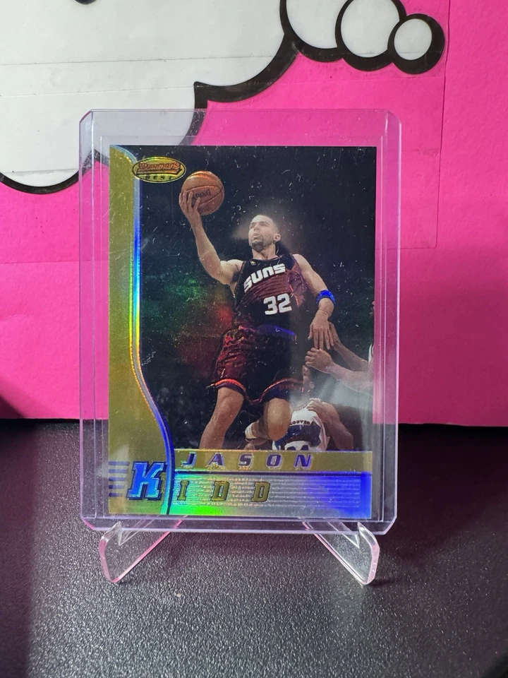 1996-97 Bowman's best Jason Kidd #79 refractor suns (has surface imperfections)  - Image 1 of 4