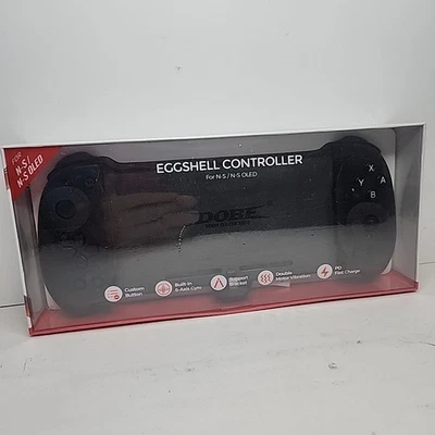 DOBE - Eggshell Controller For N-S / N-S OLED - Black New Sealed In Box - Image 1 of 4