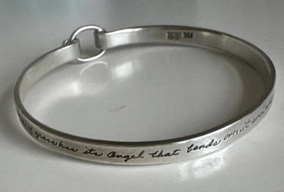 Brazalete Brazalete BB Becker Plata 925 Talmud Cada Hoja de Hierba Tiene Es Ángel” Foto 1 de 4
