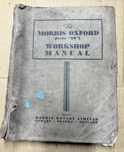 Original Morris Oxford "MO" Werkstatthandbuch, siehe Bilder tolle Info - Bild 1 von 2