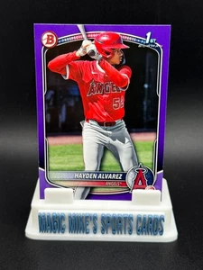 Hayden Alvarez 2025 Topps Bowman 1st Prospects #BP-12 Purple /250  RC - Picture 1 of 3