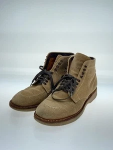 Alden Boots 45086H Suede Beige Lace Up Boots Size 8 - Picture 1 of 5