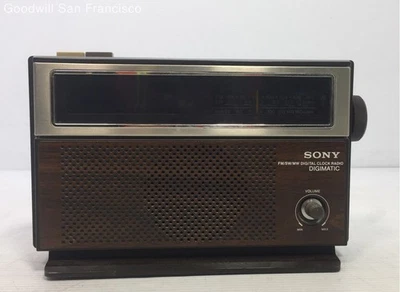 Sony Digimatic AM/FM Digital Alarm Clock Radio ICF-C810S *Non US Power Plug - Image 1 of 4
